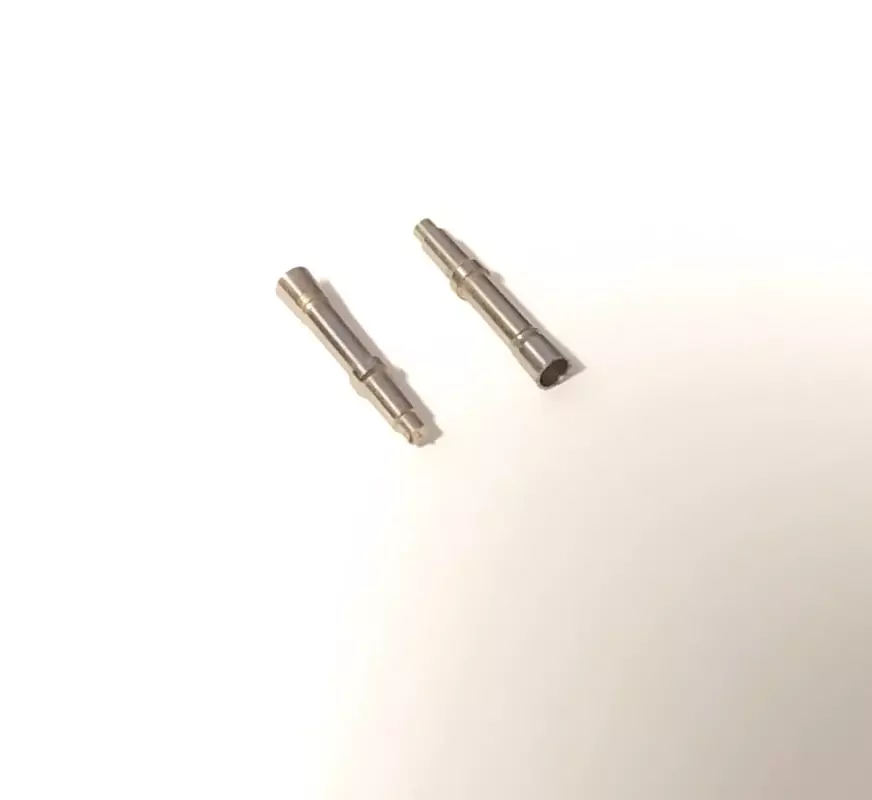 2 Lances incendie en laiton + nickelée - Longueur 15.50 mm - CPC - 1:43