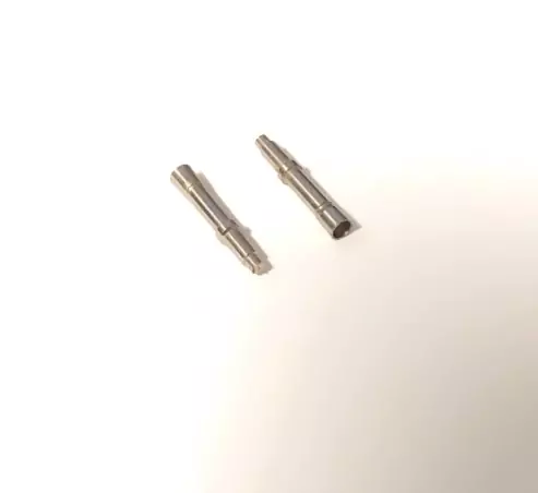 2 Lances incendie en laiton + nickelée - Longueur 15.50 mm - CPC - 1:43