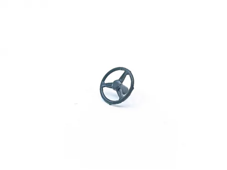 Volant 3 branches ø10mm - White Metal - Noir - 1:43