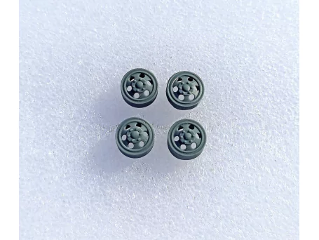 4 Jantes Camion ø12.20 mm - Résine 3D - 1:43