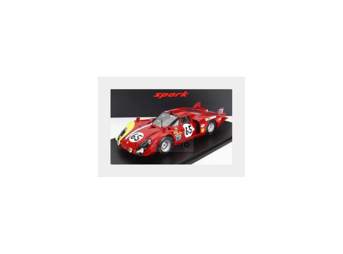 Alfa Romeo T33/2 n°65 24H Le Mans 1968 Trosch With Showcase