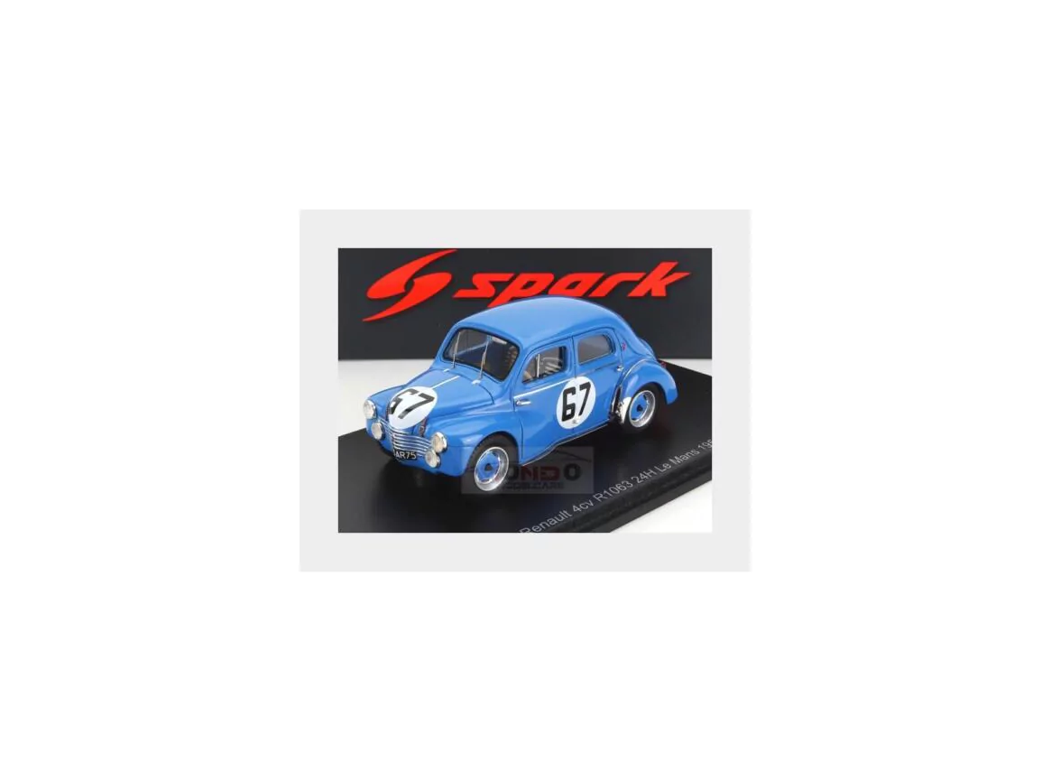 RENAULT 4CV 1063 747CC S4 n°67 24H LE MANS 1952 REDELE LAPCHIN