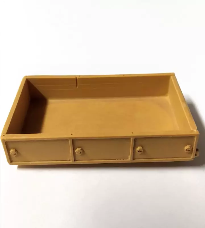 Caisse en résine - 58 X 37 mm - Ech 1:43