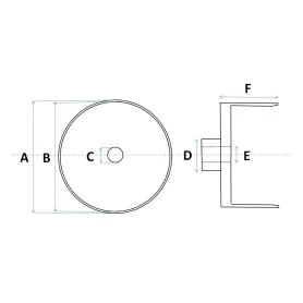 4 Jantes en Aluminium Ø10.20 mm X 7.60 - CPC