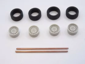 Marketplace - SET 4 ROUES ALFA ROMEO GTV 916 ALFA ROMEO 164ALEZAN – 1:43
