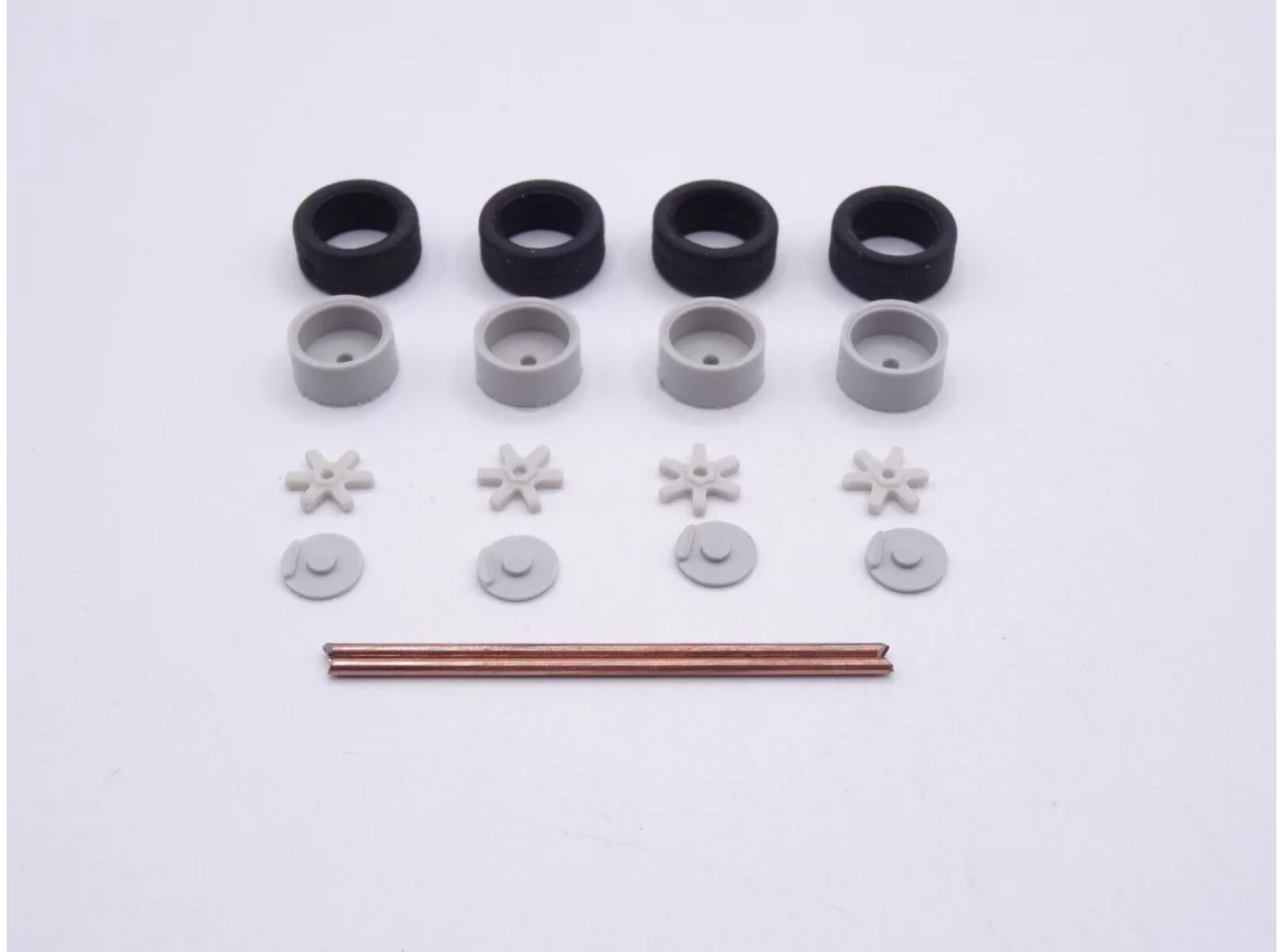 Marketplace -  SET 4 ROUES 17 " 6 BRANCHES ECROU CENTRALALEZAN – 1:43