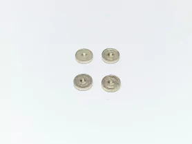 4 bases de phares ø5mm - Laiton + Nickelage - CPC Production