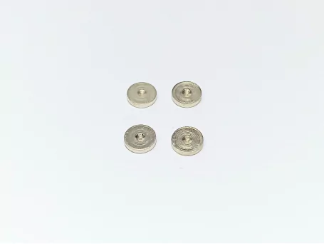 4 bases de phares ø5mm - Laiton + Nickelage - CPC Production