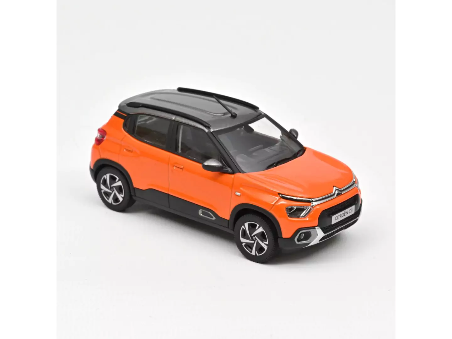 Marketplace - Citroën C3 (Indian market) 2021 Orange et Gris - Norev - 1:43