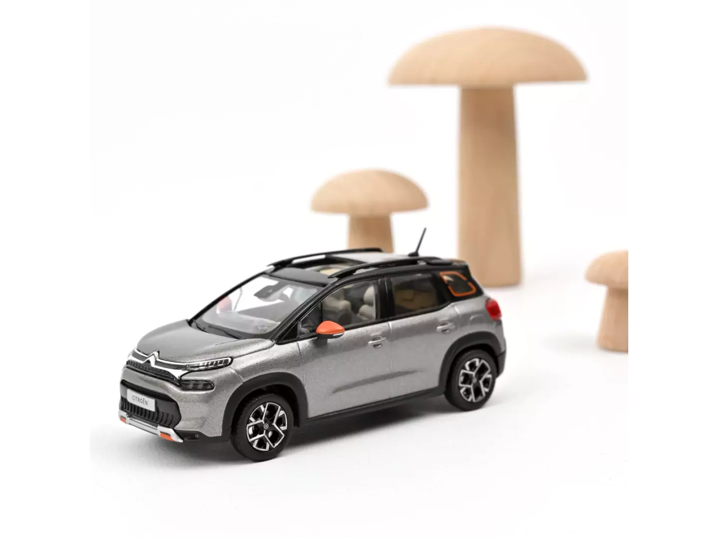 Marketplace - Citroën C3 Aircross 2021 Gris Platinium et Noir - Norev - 1:43