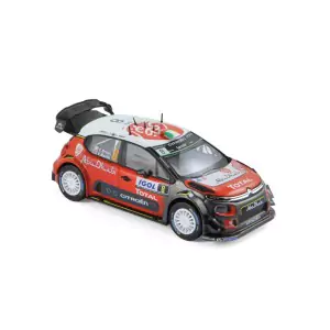 Marketplace : Citroën C3 WRC 2017 Rallye de Pologne 7 A.Mikkelsen / A.Jaeger - Norev - 1:43