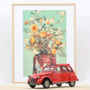 Marketplace - Citro毛n 2CV 1979 Rouge G茅ranium - Norev - 1:18