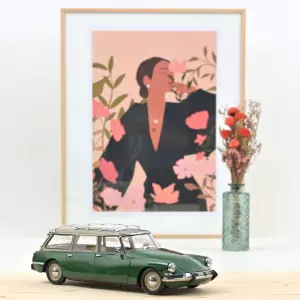 Marketplace - Citro毛n ID 19 Break 1967 Vert Jura - Norev - 1:18