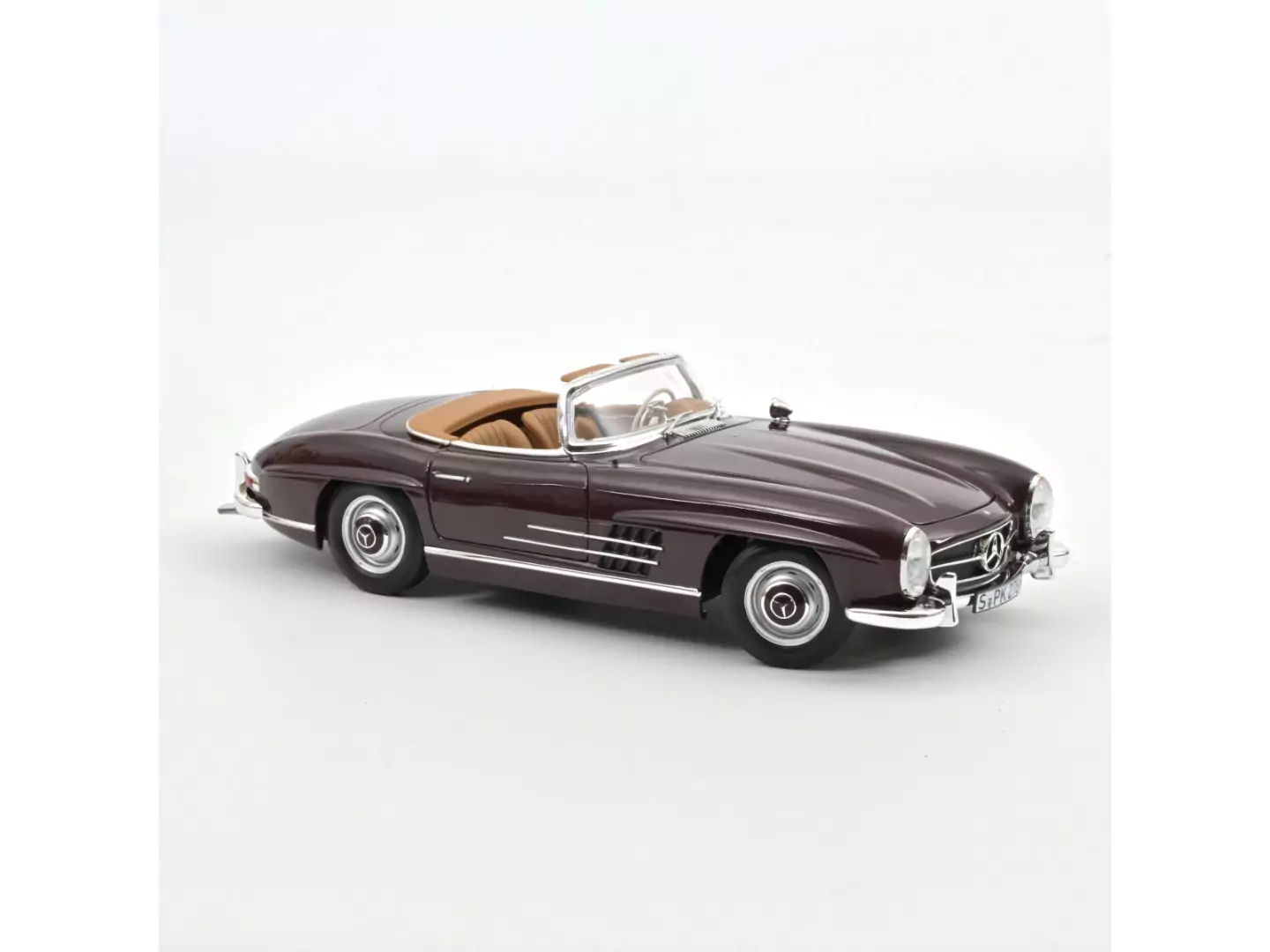 Marketplace - Mercedes-Benz 300 SL Roadster 1957 Rouge - Norev - 1:18