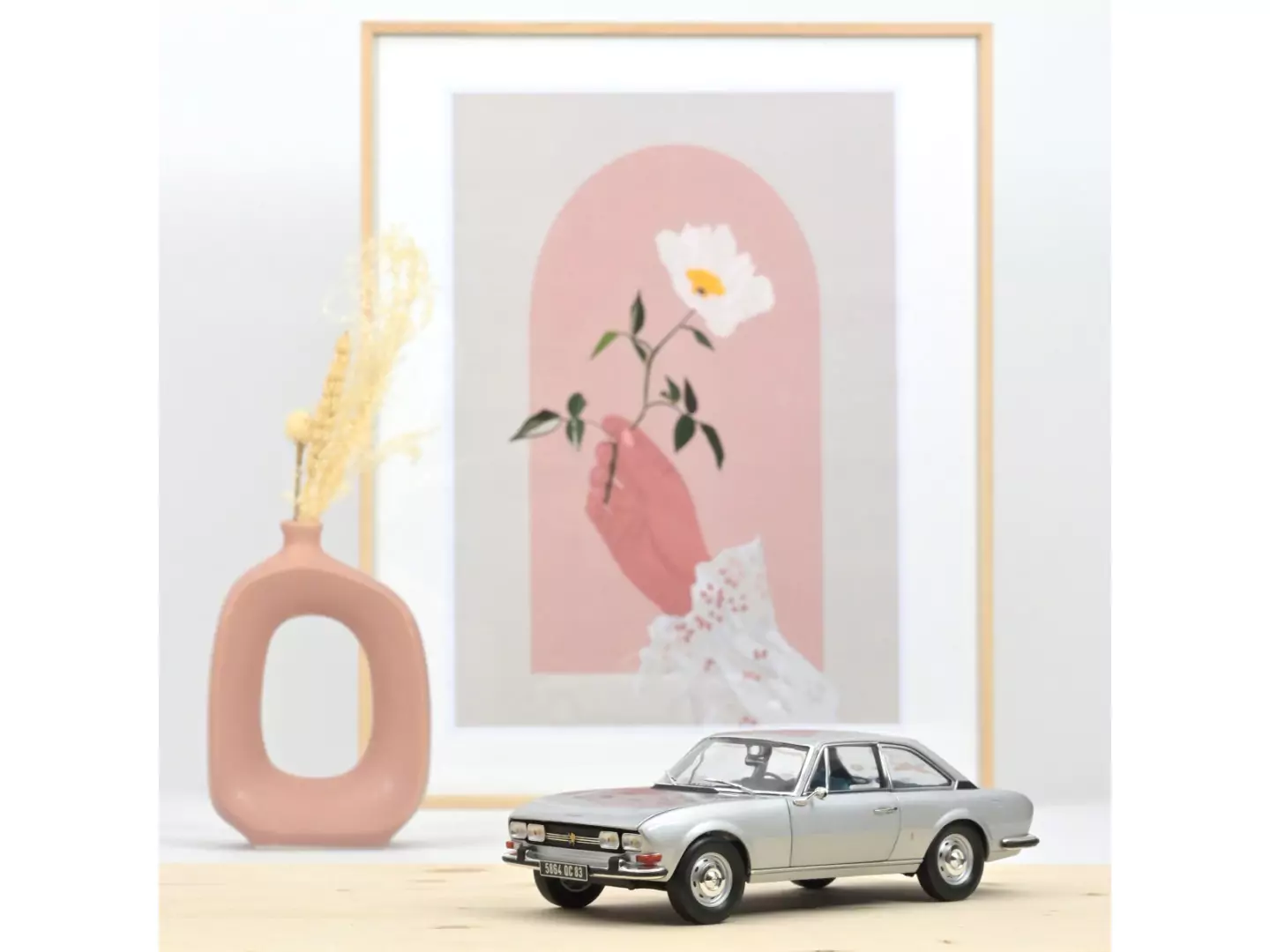 Marketplace - Peugeot 504 Coupé 1969 Gris - Norev - 1:18
