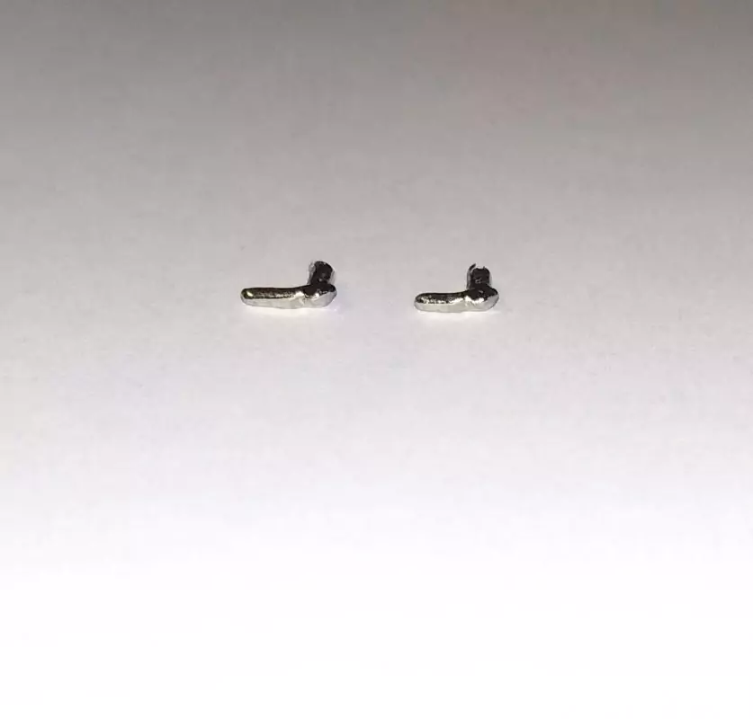 4 Poignées pour Ford - White Metal - Ech 1:43