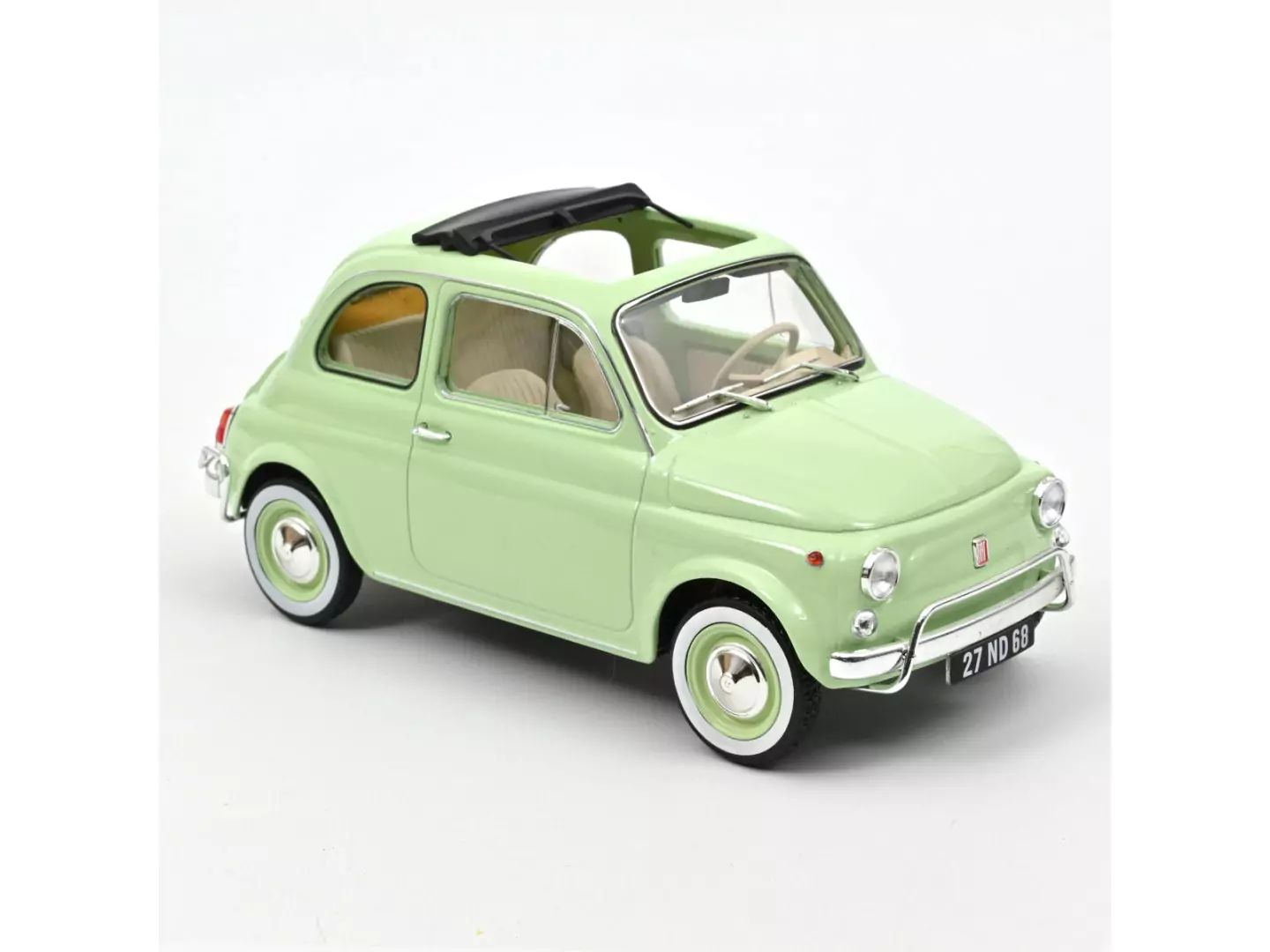 Marketplace - Fiat 500 L 1968 Vert clair - Norev - 1:18