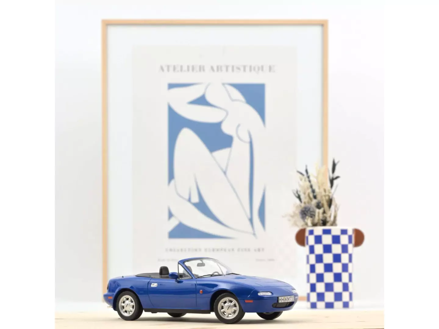 Marketplace - Mazda MX-5 1989 Bleu Marine - Norev - 1:18