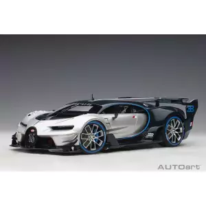 Marketplace - Bugatti Vision GT 2015 Argent/Bleu Carbone  - Autoart - 1:18