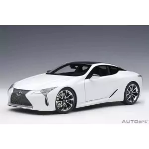 Marketplace - Lexus LC 500 Blanc Métallisé/Intérieur Noir  - Autoart - 1:18