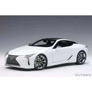 Marketplace - Lexus LC 500 Blanc Métallisé/Intérieur Noir  - Autoart - 1:18
