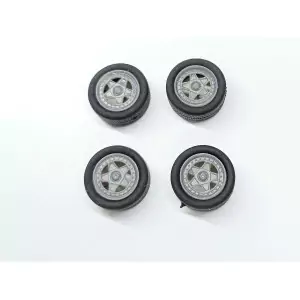 4 Roues F40 - Résine 3D - ø14 mm - 1:43 |Pièces et kits pour voitur...