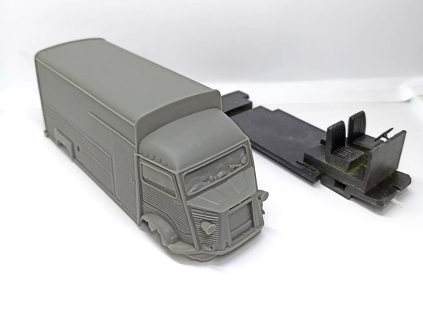 Carrosserie - CITROËN HY Rallongé - Résine - 1:43 |Pièces et kits p...